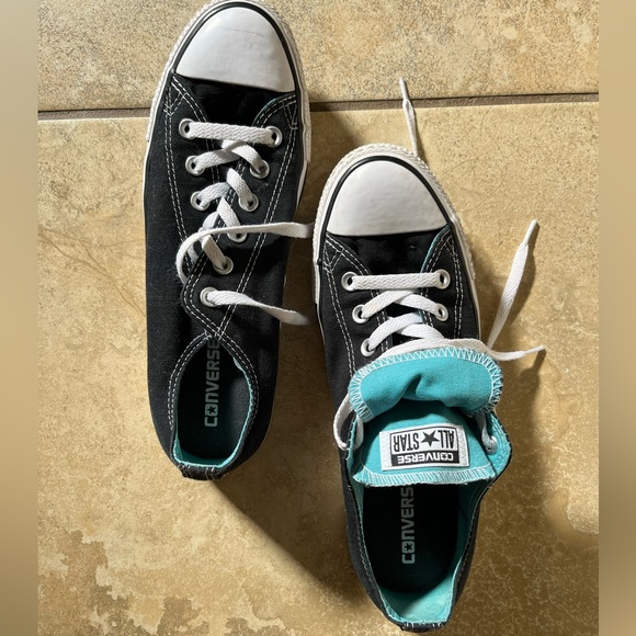 Converse double tongue low top Chuck Taylor’s size W10 - Picture 1 of 5